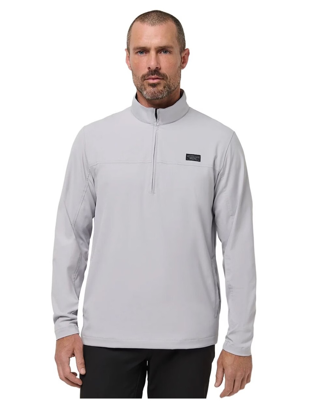 Travis Mathew Wanderlust Quarter Zip - Gray